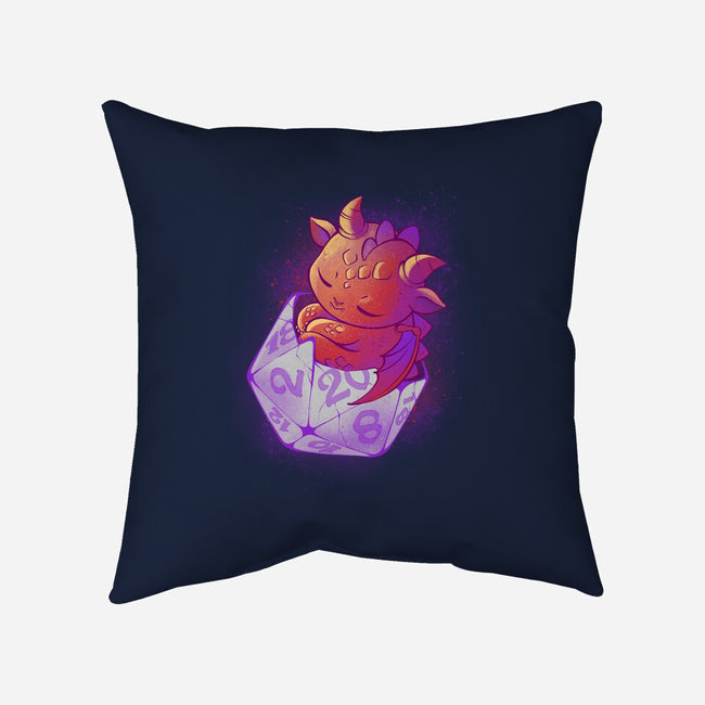 Dragon Egg-none removable cover w insert throw pillow-ricolaa