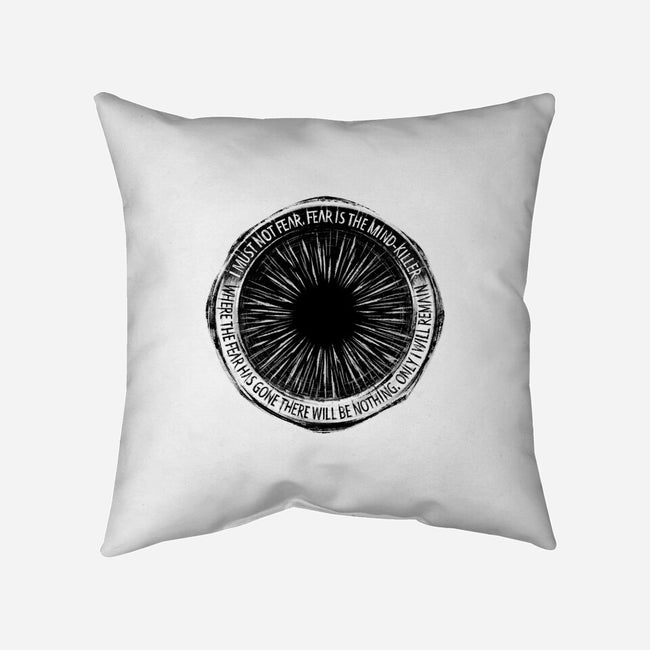 Mind Killer-none removable cover w insert throw pillow-PencilMonkey