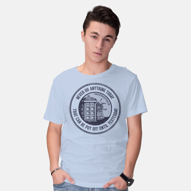 Procrastinator-mens basic tee-kg07