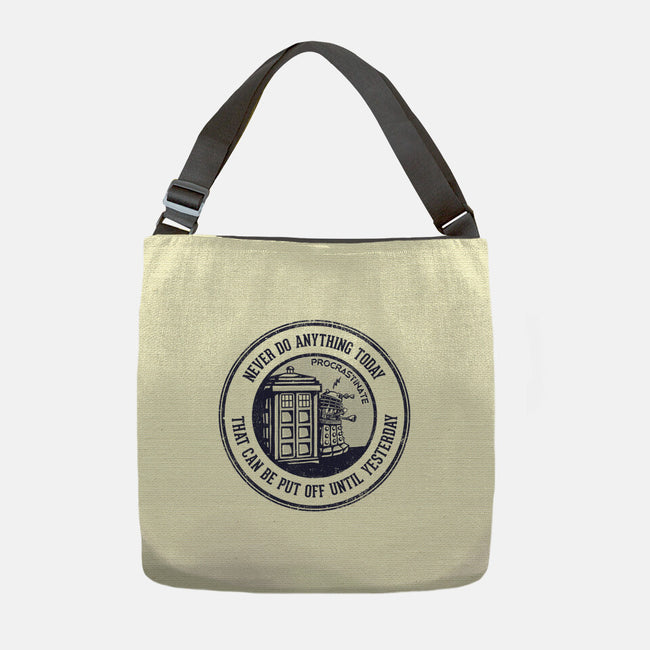 Procrastinator-none adjustable tote-kg07