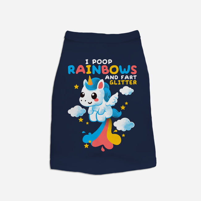 Pooping Rainbows-cat basic pet tank-NemiMakeit