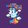 Pooping Rainbows-mens basic tee-NemiMakeit