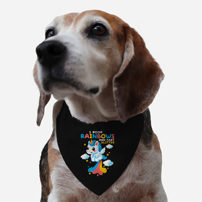 Pooping Rainbows-dog adjustable pet collar-NemiMakeit