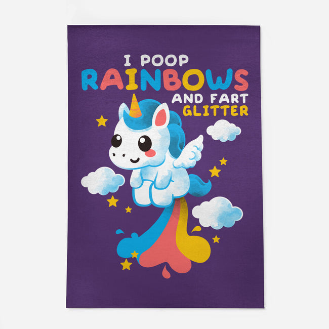 Pooping Rainbows-none indoor rug-NemiMakeit