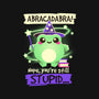 Abracadabra Frog-none removable cover w insert throw pillow-NemiMakeit