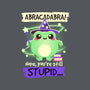 Abracadabra Frog-none removable cover w insert throw pillow-NemiMakeit