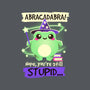 Abracadabra Frog-none removable cover throw pillow-NemiMakeit