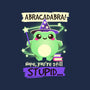 Abracadabra Frog-none removable cover w insert throw pillow-NemiMakeit