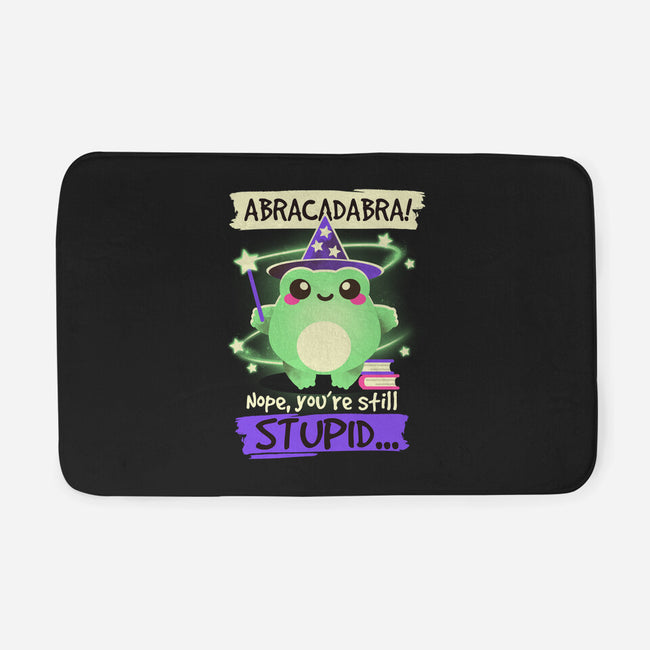Abracadabra Frog-none memory foam bath mat-NemiMakeit