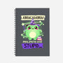 Abracadabra Frog-none dot grid notebook-NemiMakeit