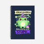 Abracadabra Frog-none dot grid notebook-NemiMakeit