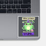 Abracadabra Frog-none glossy sticker-NemiMakeit