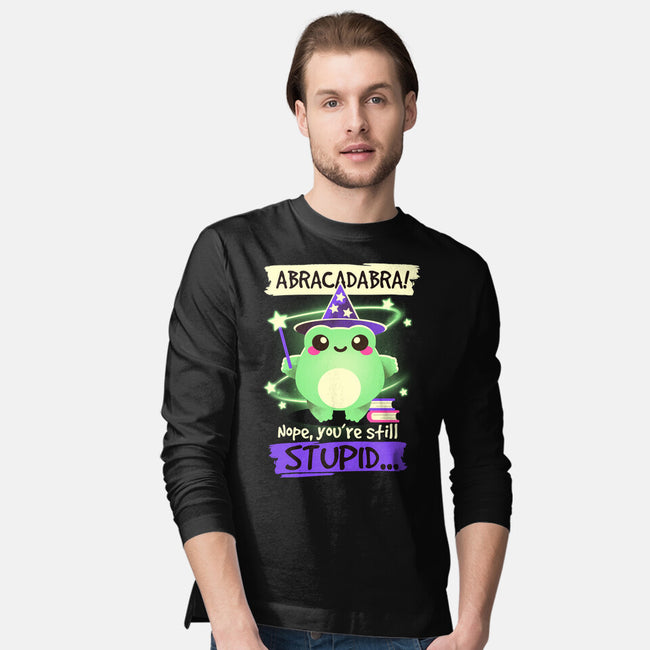 Abracadabra Frog-mens long sleeved tee-NemiMakeit