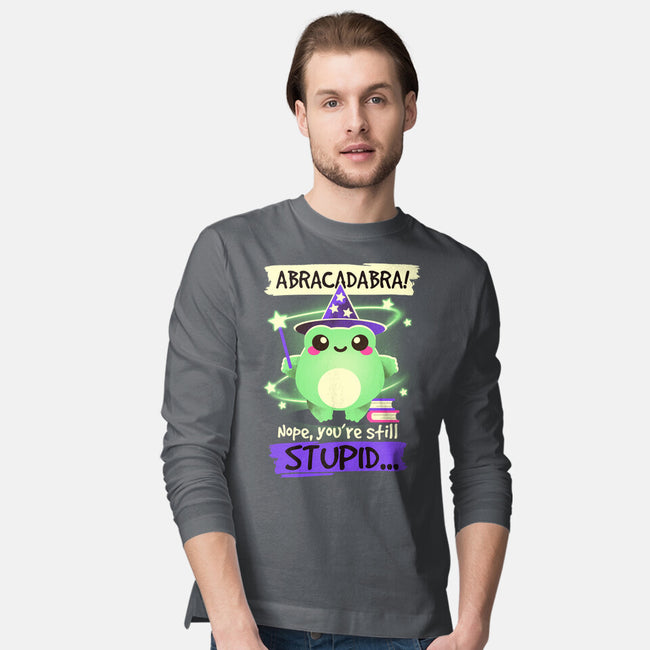 Abracadabra Frog-mens long sleeved tee-NemiMakeit