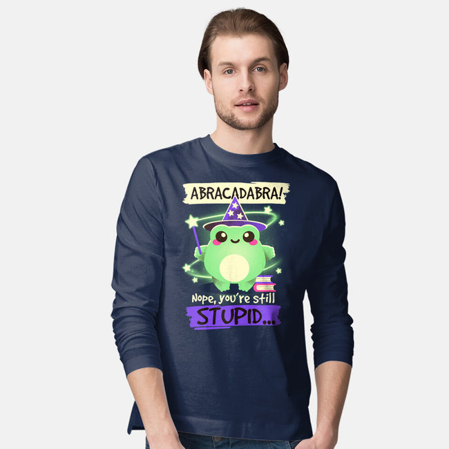 Abracadabra Frog-mens long sleeved tee-NemiMakeit