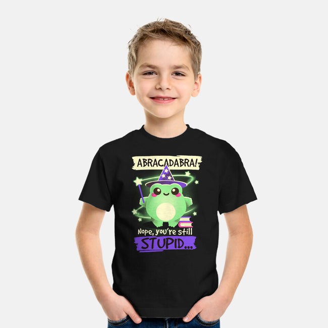 Abracadabra Frog-youth basic tee-NemiMakeit