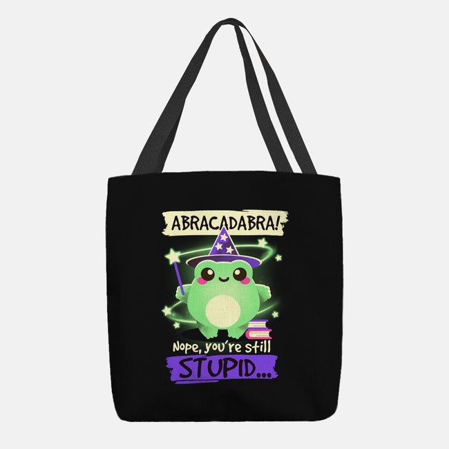 Abracadabra Frog-none basic tote-NemiMakeit