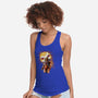 The Master Rises-womens racerback tank-zascanauta