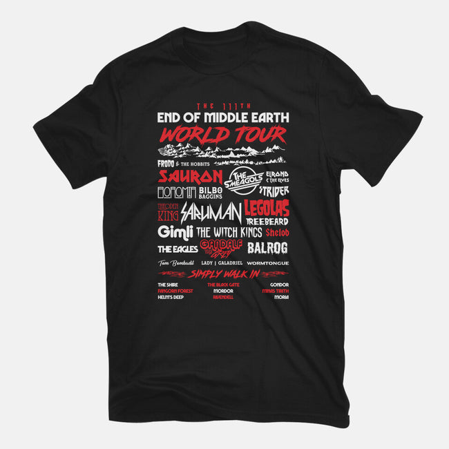 Middle Earth Fest-unisex basic tee-rocketman_art