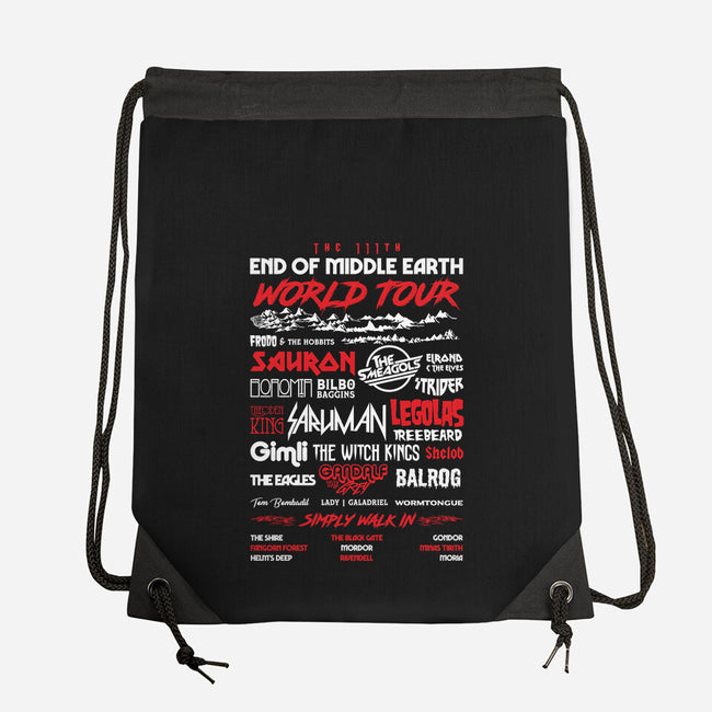 Middle Earth Fest-none drawstring bag-rocketman_art
