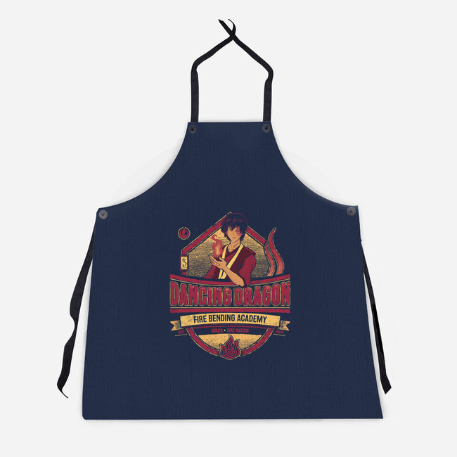 Dancing Dragon-unisex kitchen apron-teesgeex