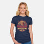 Dancing Dragon-womens fitted tee-teesgeex