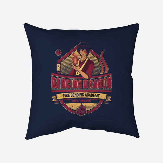 Dancing Dragon-none removable cover w insert throw pillow-teesgeex