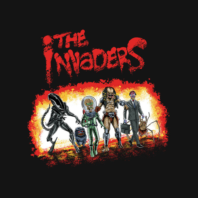 The Invaders-none removable cover w insert throw pillow-zascanauta