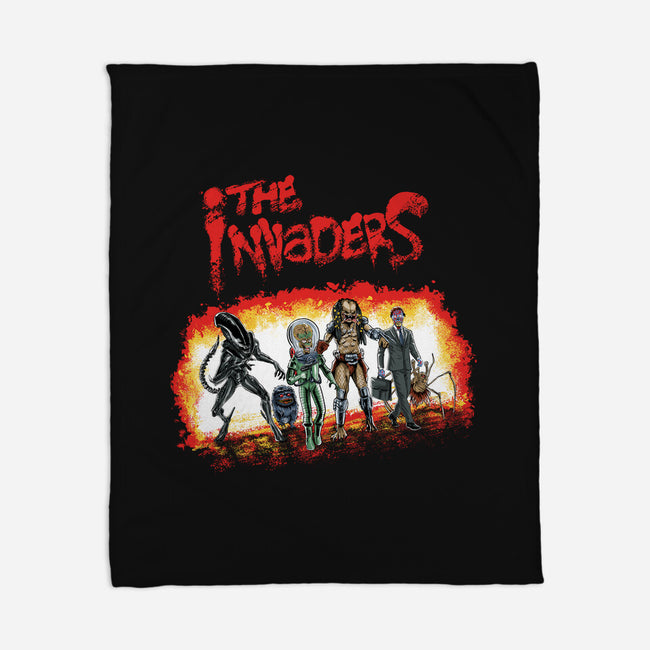 The Invaders-none fleece blanket-zascanauta
