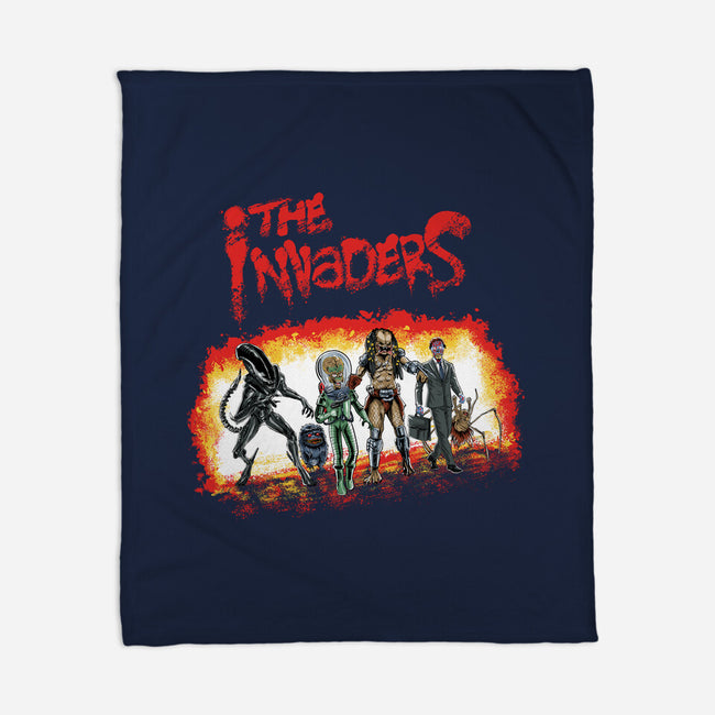 The Invaders-none fleece blanket-zascanauta