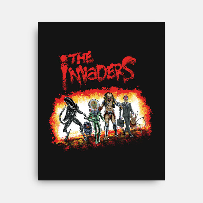 The Invaders-none stretched canvas-zascanauta