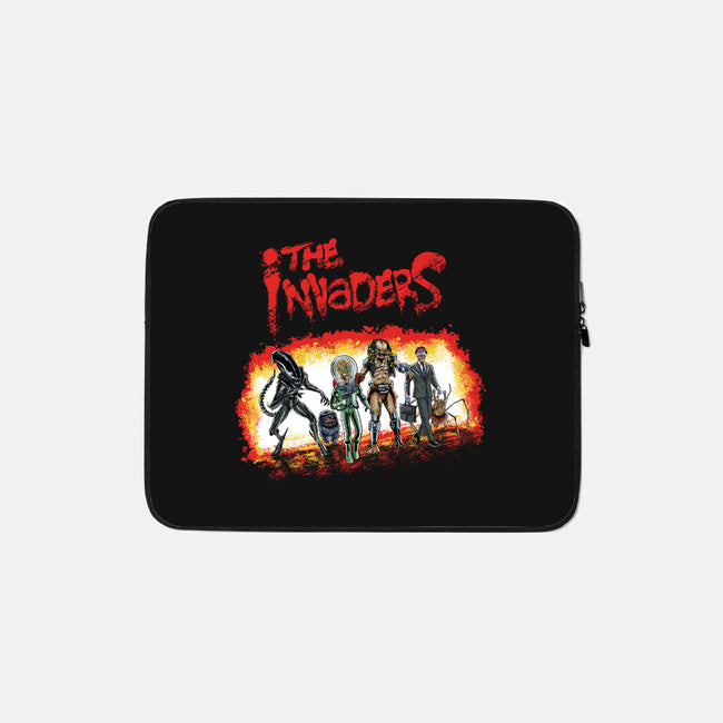 The Invaders-none zippered laptop sleeve-zascanauta