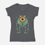 Cthulhu Inc-womens v-neck tee-vp021