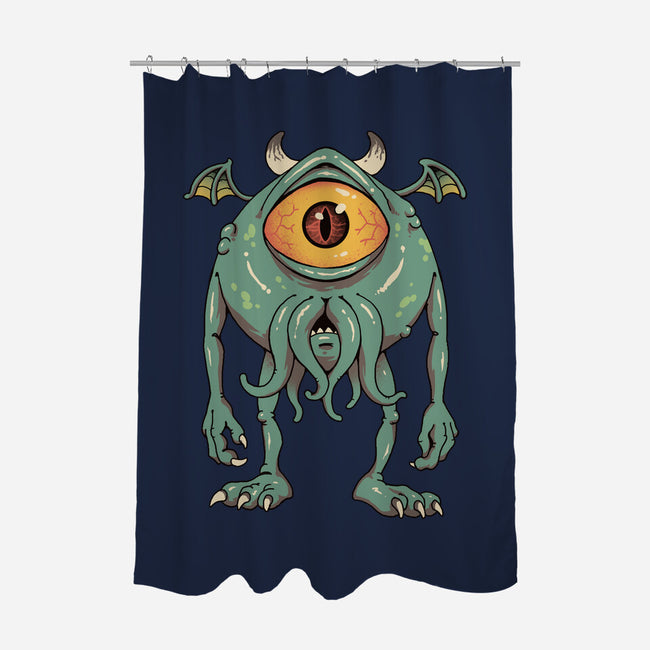 Cthulhu Inc-none polyester shower curtain-vp021