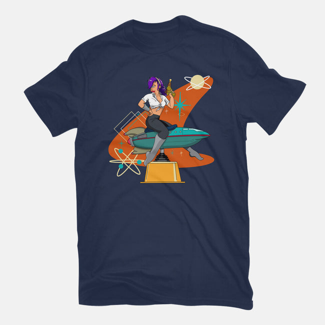 Vintage Future Pin-Up-mens premium tee-SeamusAran