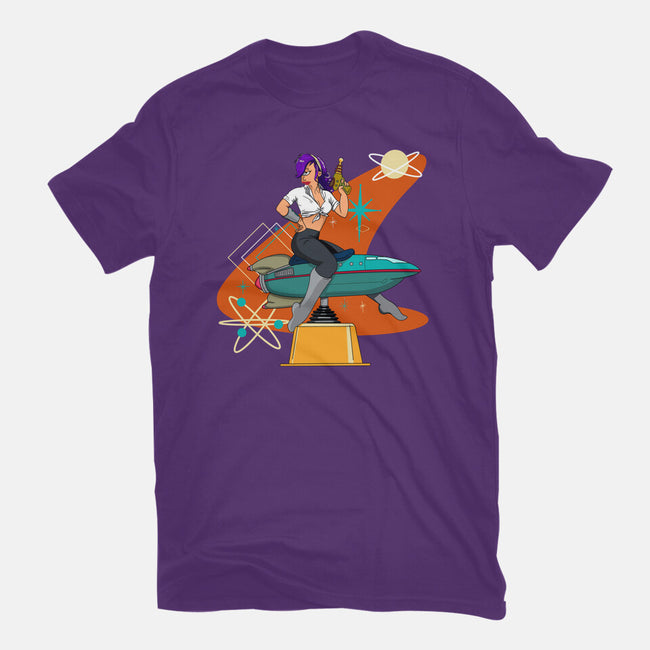 Vintage Future Pin-Up-mens premium tee-SeamusAran