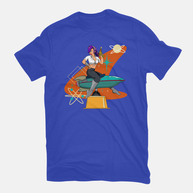 Vintage Future Pin-Up-mens premium tee-SeamusAran