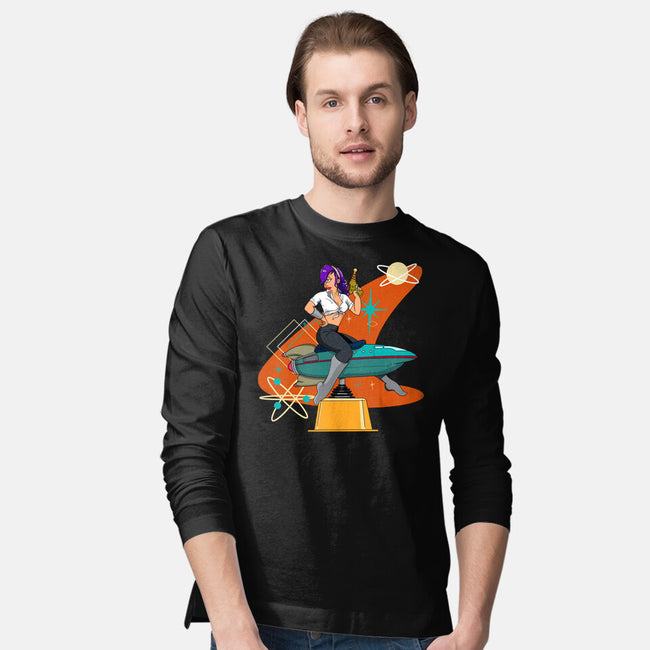 Vintage Future Pin-Up-mens long sleeved tee-SeamusAran