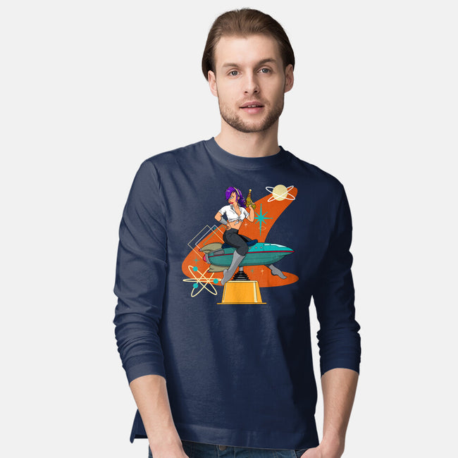 Vintage Future Pin-Up-mens long sleeved tee-SeamusAran