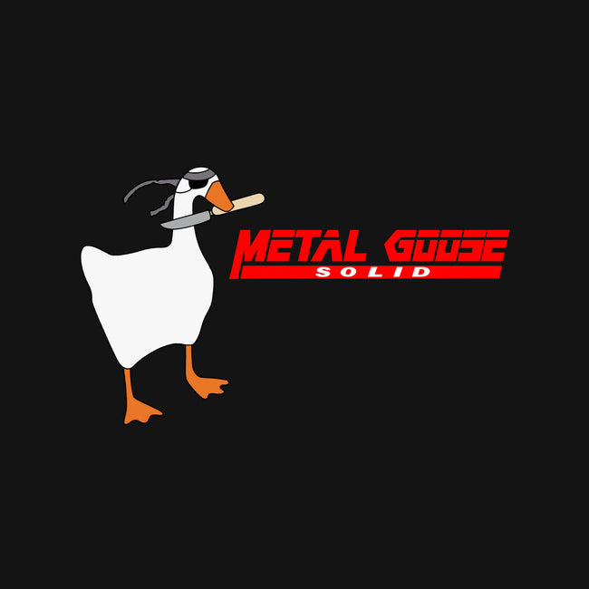 Metal Goose Solid-unisex kitchen apron-Zody