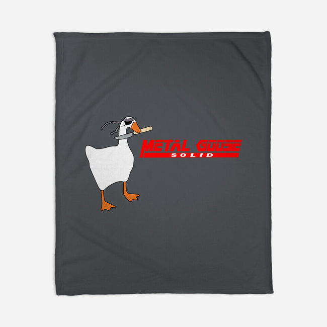 Metal Goose Solid-none fleece blanket-Zody