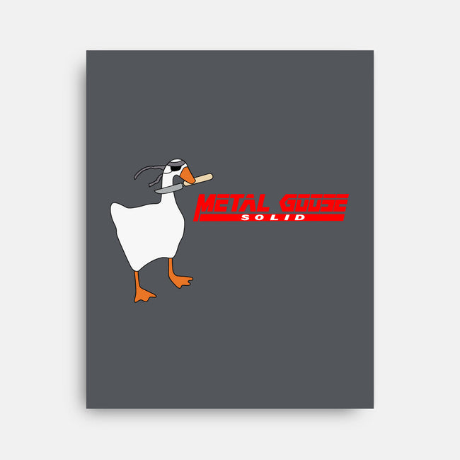Metal Goose Solid-none stretched canvas-Zody