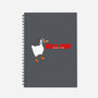 Metal Goose Solid-none dot grid notebook-Zody