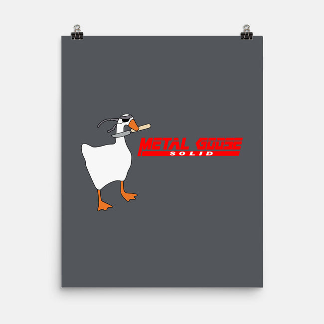 Metal Goose Solid-none matte poster-Zody