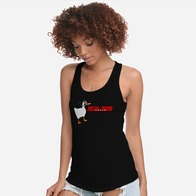 Metal Goose Solid-womens racerback tank-Zody
