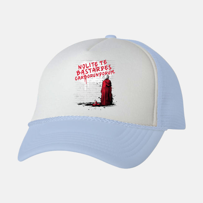 Streetart Handmaid-unisex trucker hat-NemiMakeit