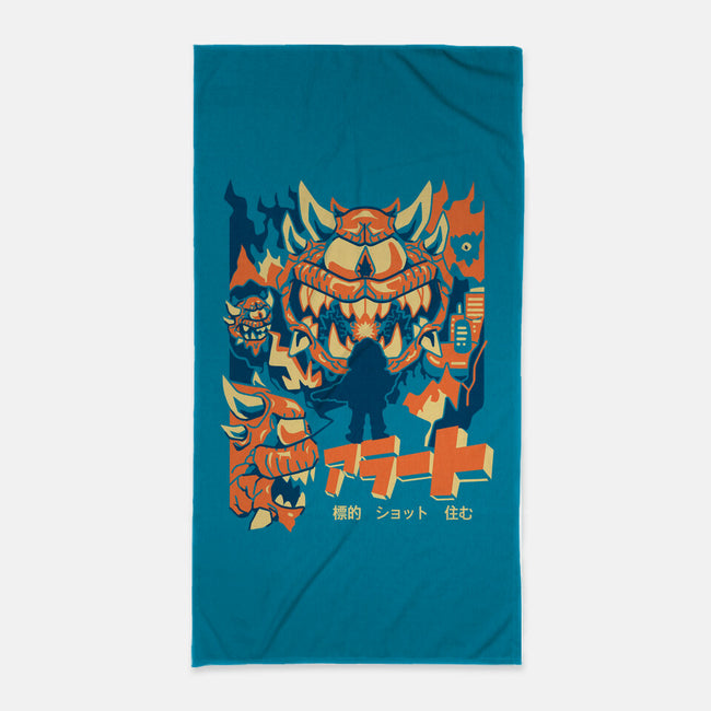 Surrounded-none beach towel-Sketchdemao