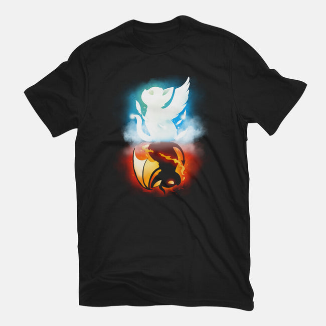 Stranger Cats-womens fitted tee-Vallina84