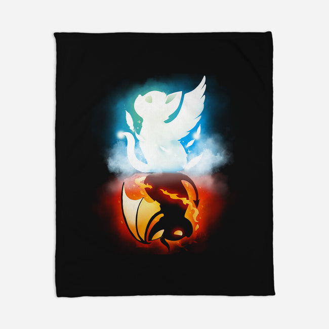 Stranger Cats-none fleece blanket-Vallina84