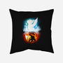 Stranger Cats-none removable cover w insert throw pillow-Vallina84